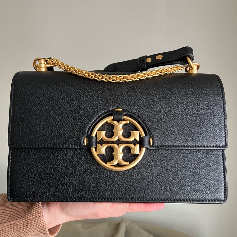 Tory Burch Miller Shoulder Bag Black